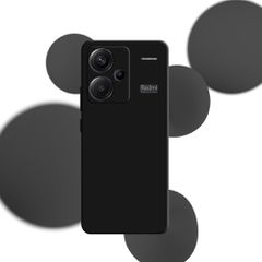 3mk Silicone Case for Xiaomi Redmi Note 13 Pro+ - Black-thumb-2