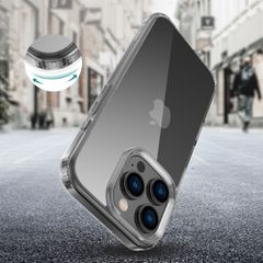 Tech-Protect FlexAir Hybrid Case for iPhone 16 Pro - Clear-thumb-1