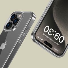 Tech-Protect FlexAir Hybrid Case for iPhone 16 Pro - Clear-thumb-2