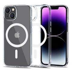 Tech-Protect FlexAir Hybrid MagSafe iPhone 14 Case - Clear-thumb-0