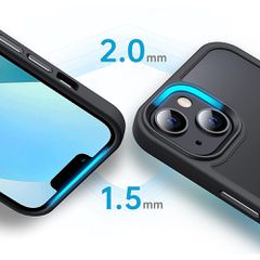 Tech-Protect MagMat MagSafe Case for iPhone 12 Pro Max - Matte Black-thumb-2