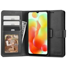 Tech-Protect Wallet case for Xiaomi Redmi 12C - black-thumb-0