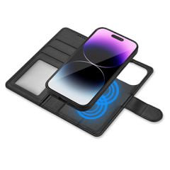 Tech-Protect Wallet MagSafe case for iPhone 13 - black-thumb-4