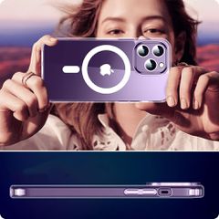 Tech-Protect FlexAir Hybrid MagSafe iPhone 15 Case - Clear-thumb-2