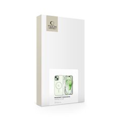 Tech-Protect MagMat MagSafe iPhone 15 Case - Clear Green-thumb-3