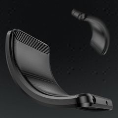 Carbon Case for iPhone 16 Silicone Case - Black-thumb-4