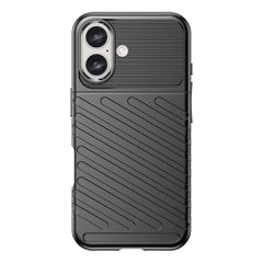 Thunder Case for iPhone 16 Plus Silicone Case - Black-thumb-1