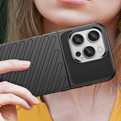 Thunder Case for iPhone 16 Pro Max Silicone Case - Black-thumb-4