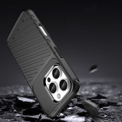 Thunder Case for iPhone 16 Pro Max Silicone Case - Black-thumb-2