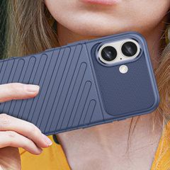 Thunder Case for iPhone 16 Silicone Case - Blue-thumb-4
