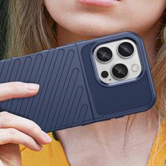 Thunder Case for iPhone 16 Pro Max Silicone Case - Blue-thumb-4