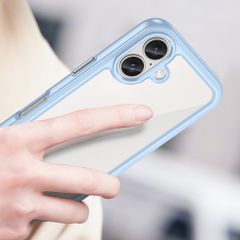 Outer Space Case with Gel Frame for iPhone 16 - Blue-thumb-4
