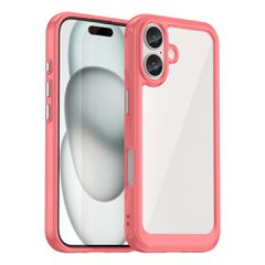 Outer Space Case with Gel Frame for iPhone 16 - Red