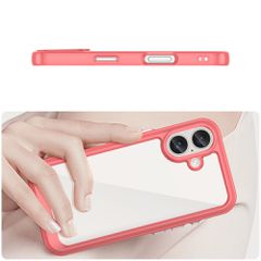 Outer Space Case with Gel Frame for iPhone 16 Plus - Red-thumb-3