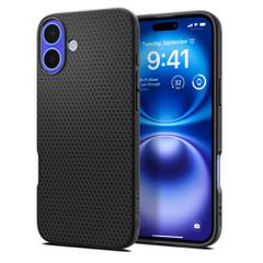 Spigen Liquid Air iPhone 16 Case - Black