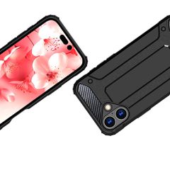 Hybrid Armor iPhone 16 Case - Black-thumb-2