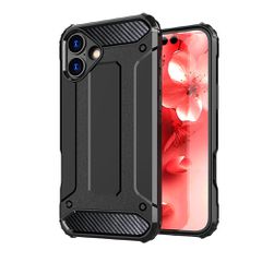 Hybrid Armor iPhone 16 Case - Black-thumb-1