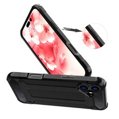 Hybrid Armor iPhone 16 Case - Black-thumb-4