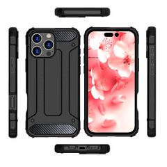 Hybrid Armor iPhone 16 Pro Case - Black-thumb-4