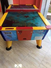 Air Hockey Shark Μπλε Κίτρινο Κόκκινο Χόκευ Μεταχειρισμένο
