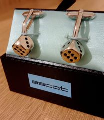 ASCOT - DICE CUFFLINKS - Μανικετόκουμπα για πουκάμισα