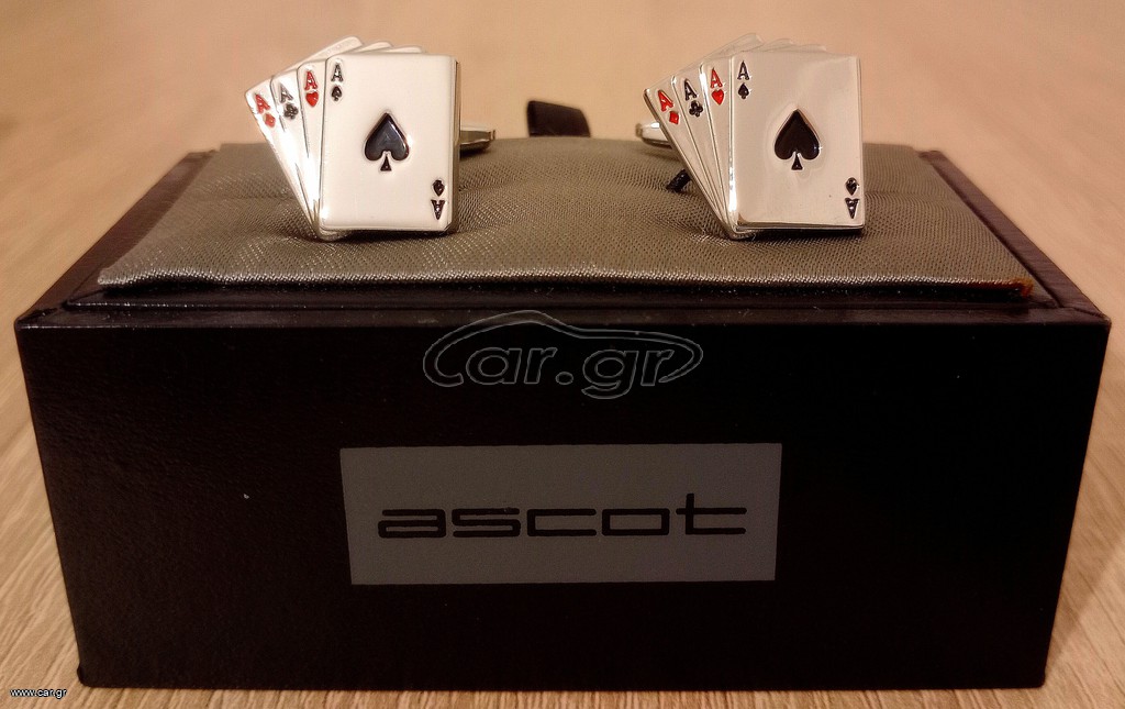 ASCOT - ACES CUFFLINKS - Μανικετόκουμπα