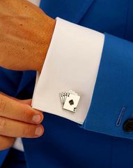 ASCOT - ACES CUFFLINKS - Μανικετόκουμπα-thumb-2