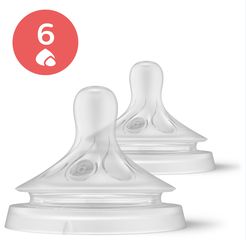 Philips Avent - Niplle, Natural Response Nipple 2 pieces Thick Feed Nipple, 6m+ / Baby and Children