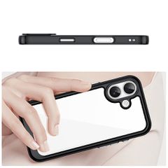 Outer Space iPhone 17 Case - Black Transparent-thumb-3