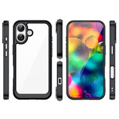 Outer Space iPhone 17 Case - Black Transparent-thumb-1