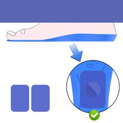 Shoe inserts - protective case for AirTag (155mm-170mm) - blue-thumb-4