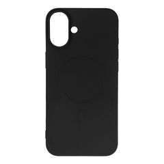 MagSafe Compatible Liquid Silicone Case for Samsung Galaxy A17 - Black