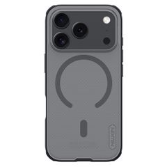 Super Frosted Shield Pro Magnetic Case IP17 Pro Transparent black