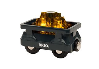 BRIO - Light Up Gold Wagon (33896) / Toys