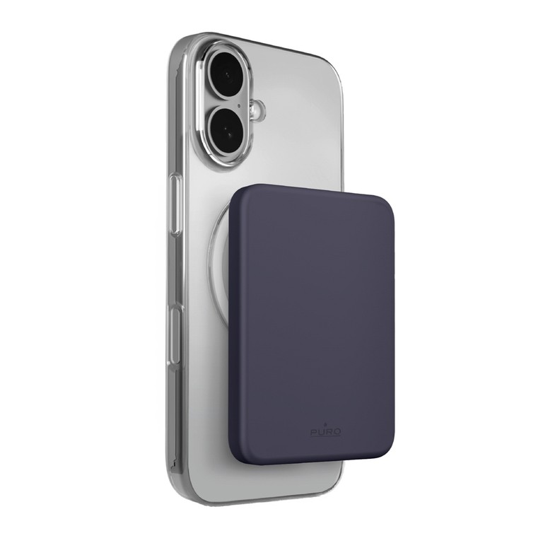 Puro 4200mAh Ultra-Thin MagSafe USB-C Compatible Power Bank - Gray