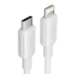 USB-C to Lightning Cable 3A 480Mbps 1m WHITE-thumb-2
