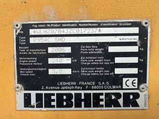 Εκσκαφέας Με Ερπύστριες Liebherr 2006 R954C-thumb-3