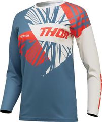 Μπλούζα Γυναικεία THOR  Women's Sector Split Jersey Μπλε-Άσπρη