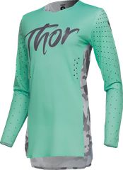 Μπλούζα Γυναικεία THOR  Women's Sportmode Shadow Jersey Πράσινο-Γκρι