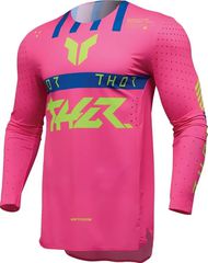 Μπλούζα Αντρική THOR  Sportmode Flite Jersey Ροζ-Μπλε-Κίτρινη