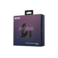 Nexus - Duo Remote Control Beginner Butt Plug Medium Black-thumb-2