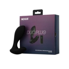 Nexus - Duo Remote Control Beginner Butt Plug Medium Black-thumb-3