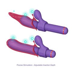 Magic Stick S1 - Multi Vibrator Purple-thumb-4