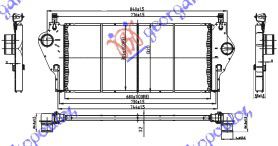 ΨΥΓΕΙΟ INTEROOLER 2.0i-16V-1.9DCi (660x30x33) -2007 - 034606200