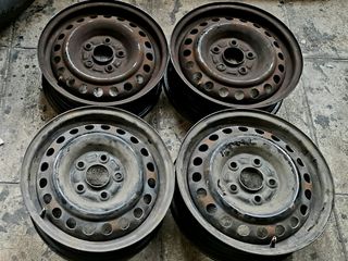 Ζάντες ατσάλινες 15" γνήσιες από Honda HRV, 5x114.3,  4 τεμάχια