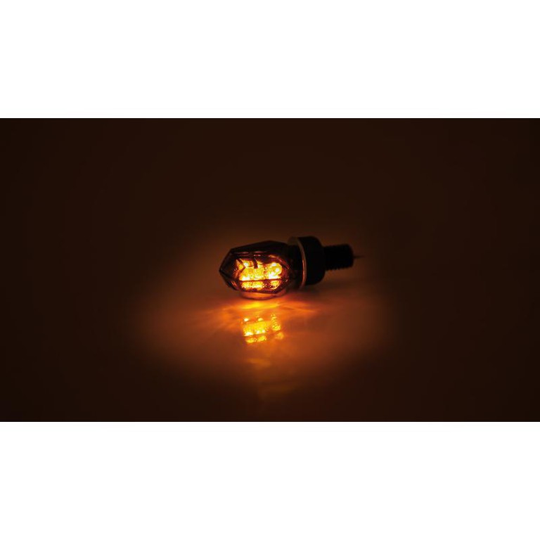 Highsider Smart Led Indicators Tiny, Black, Tinted Glass