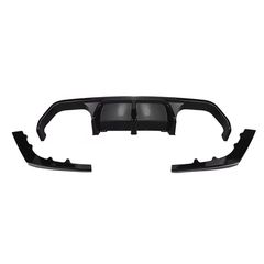 Πίσω Διαχύτης Diffuser M3 Look για Bmw 3 (F30) Sedan (2011-2018) M3 Aftermarket Προφυλακτήρας Μαύρο Γυαλιστερό