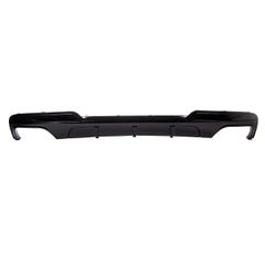 Πίσω Διαχύτης Diffuser M Performance για Bmw 5 (F10, F11) Sedan Touring (2009-2016) Διπλή Έξοδος Μαύρο Γυαλιστερό