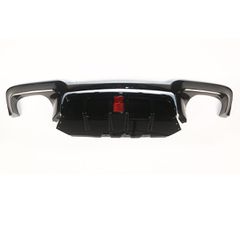 Πίσω Διαχύτης Diffuser για BMW 5-Σειρά (F10) (2010-2017) M-Tech Μαύρο Γυαλιστερό με LED Φωτισμός