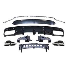 Πίσω Διαχύτης Diffuser S63 AMG Look για Mercedes S Class Coupe (C217) 2014-2018
